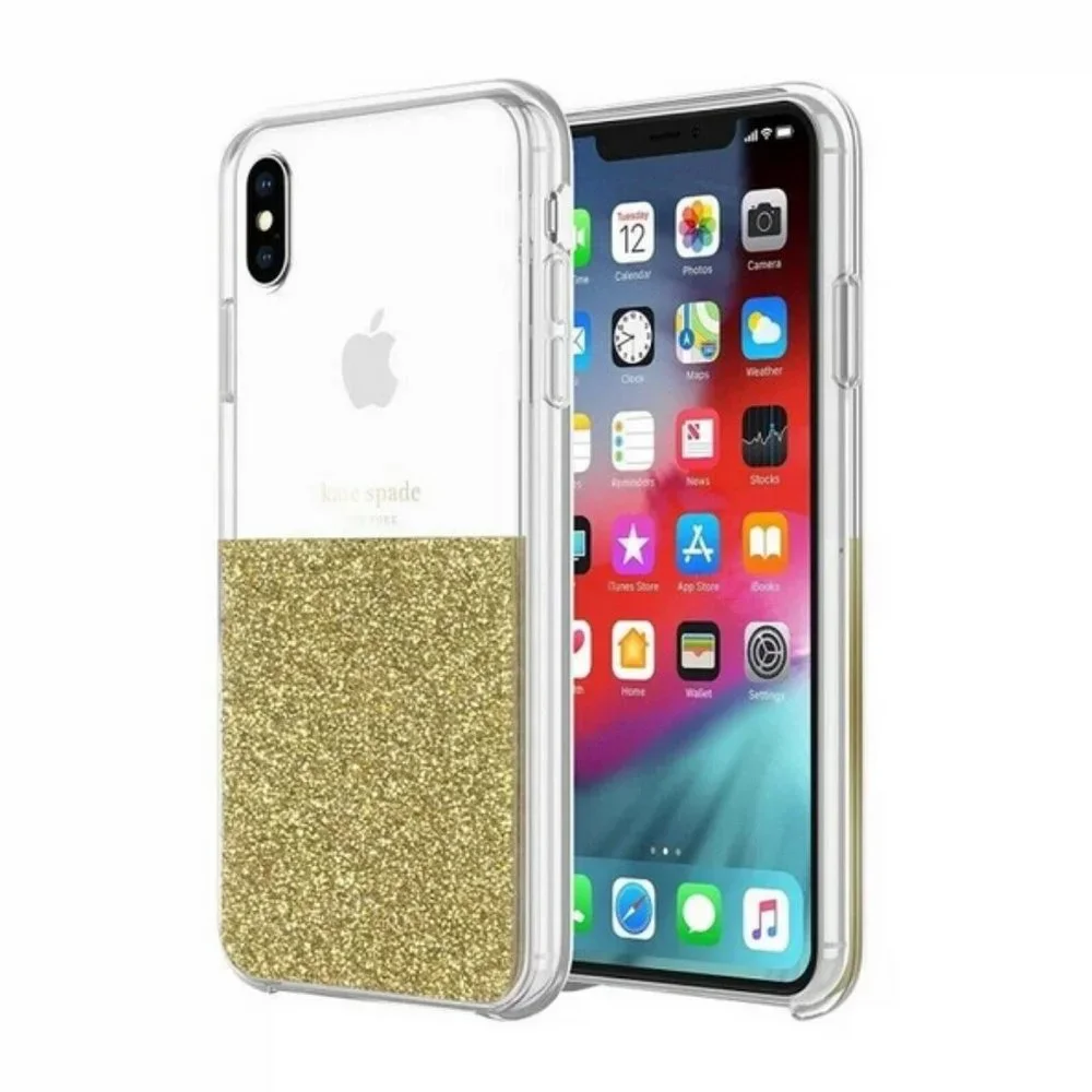 KATE SPADE Glitter iPhone XS Max Case NWT